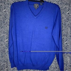 Chaps Men's Royal Blue V-Neck Sweater